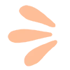 Стикер 45 Peach