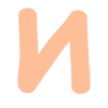 Стикер 10 Peach