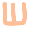 Стикер 26 Peach