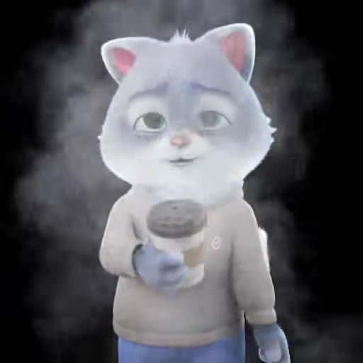 🥶 Стикер «Настроение - Куся и СберКот» для Telegram