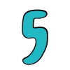 🙂 Эмодзи «Летний набор с иконками и буквами» для Telegram