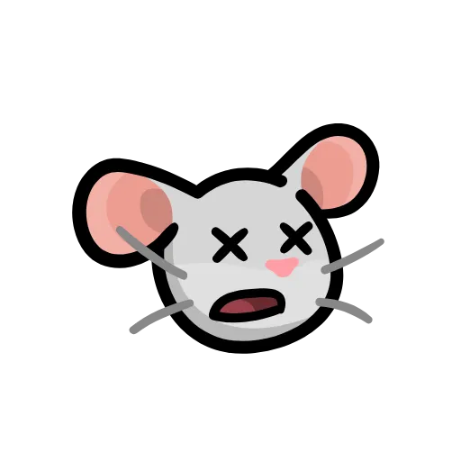 😵 Эмодзи «LIHKG Mouse» для Telegram