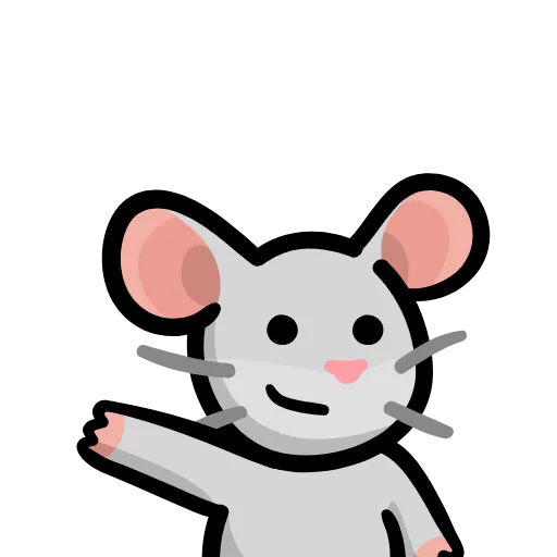 👋 Эмодзи «LIHKG Mouse» для Telegram