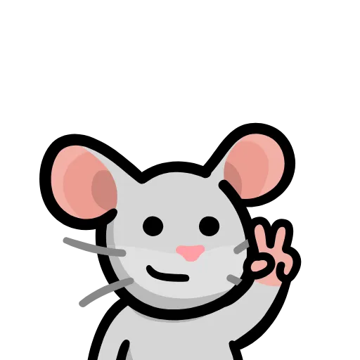 ✌️ Эмодзи «LIHKG Mouse» для Telegram