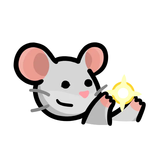 🤩 Эмодзи «LIHKG Mouse» для Telegram
