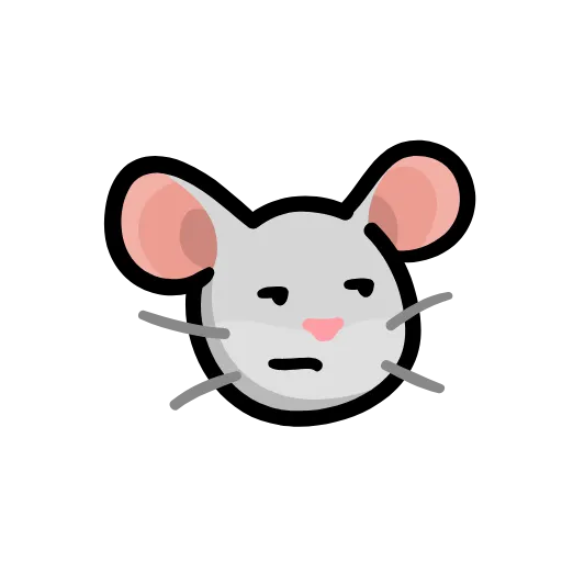 😒 Эмодзи «LIHKG Mouse» для Telegram