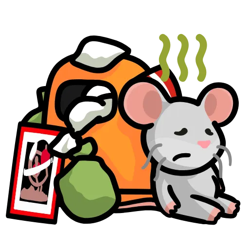 Стикер 35 LIHKG Mouse