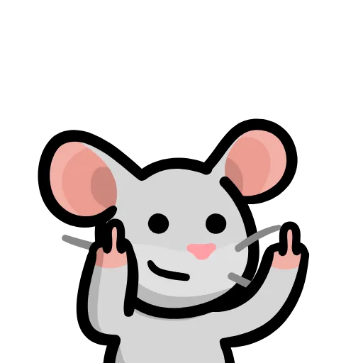 🖕 Эмодзи «LIHKG Mouse» для Telegram