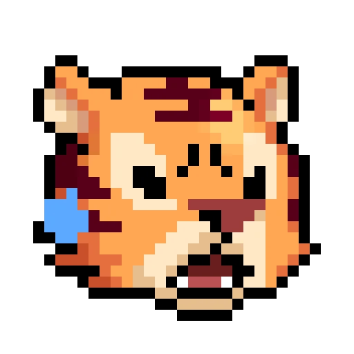 😰 Стикер «LIHKG Tiger (Unofficial)» для Telegram