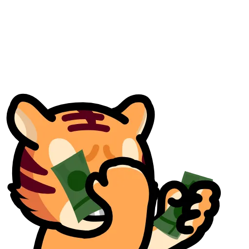 Стикер 7 LIHKG Tiger