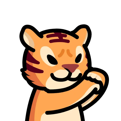 Стикер 5 LIHKG Tiger