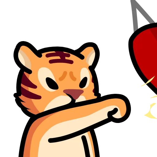 Стикер 21 LIHKG Tiger