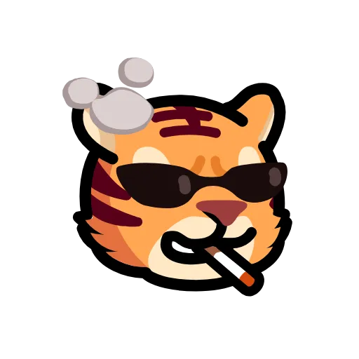 Стикер 6 LIHKG Tiger