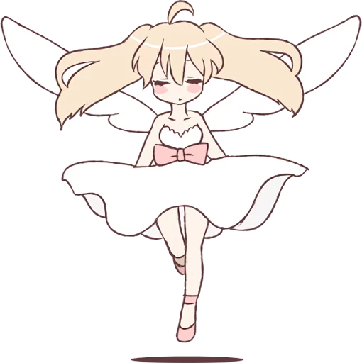 😌 Стикер «An angel of a girl» для Telegram