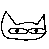 Стикер 29 😶 LSDCAT