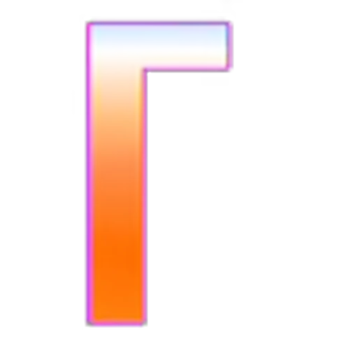 🅰️ Эмодзи «Фиолетово-оранжевый градиент» для Telegram