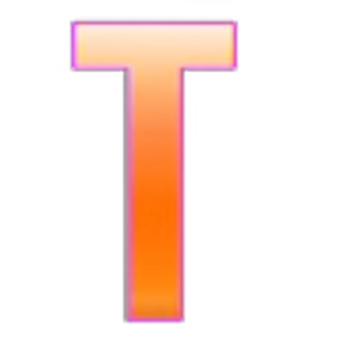 🅰️ Эмодзи «Фиолетово-оранжевый градиент» для Telegram