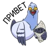 🕊 Эмодзи «Голубь Миша» для Telegram