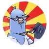 😎 Эмодзи «Голубь Миша» для Telegram