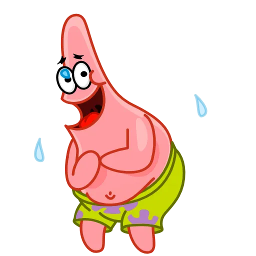 Обложка набора 😴 Patrick (Spongebob) - эмоджи с Патриком из Губки Боба