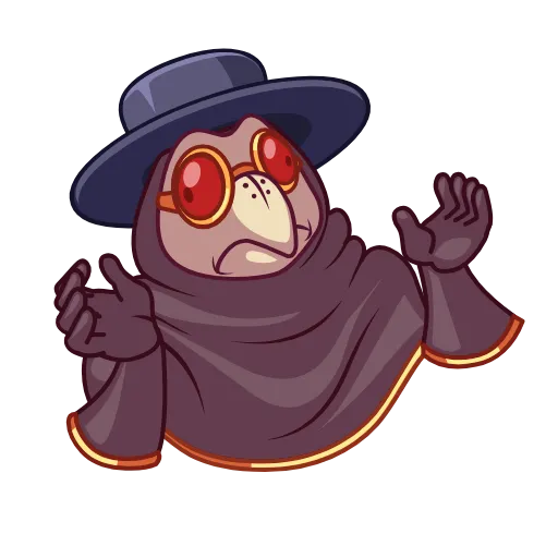 Стикер 12 Чумной доктор (Plague doc)