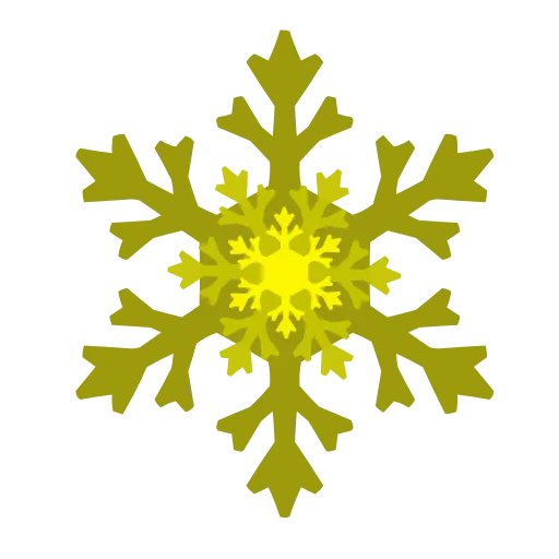 Стикер 7 Снежинки (snowflake animated)