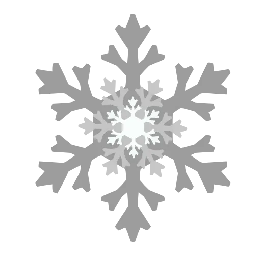 Стикер 6 Снежинки (snowflake animated)