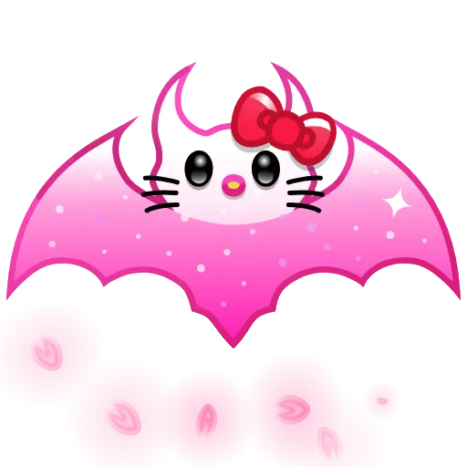 Стикер 14 🦇 Анимированный набор эмоджи с летучими мышами
