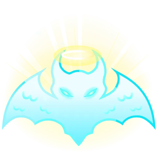 Стикер 31 🦇 Анимированный набор эмоджи с летучими мышами