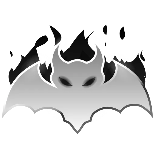 Стикер 21 🦇 Анимированный набор эмоджи с летучими мышами