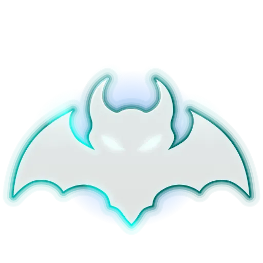 Стикер 15 🦇 Анимированный набор эмоджи с летучими мышами