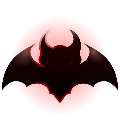 Стикер 27 🦇 Анимированный набор эмоджи с летучими мышами