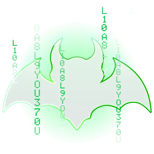 Стикер 17 🦇 Анимированный набор эмоджи с летучими мышами