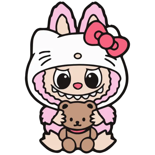 Стикер 9 Labubu