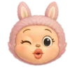 Стикер 8 😍 Набор эмоджи с игрушками «Labubu Лабубу»