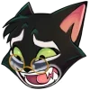Стикер 22 Lackadaisy Emoji Pack