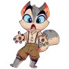 Стикер 57 Lackadaisy Emoji Pack