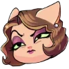 Стикер 17 Lackadaisy Emoji Pack