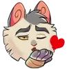 Стикер 35 Lackadaisy Emoji Pack