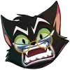 Стикер 21 Lackadaisy Emoji Pack