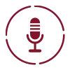🎙️ Эмодзи «Темно-красные буквы и иконки» для Telegram
