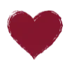 ♥️ Эмодзи «Темно-красные буквы и иконки» для Telegram