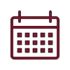 📅 Эмодзи «Темно-красные буквы и иконки» для Telegram