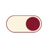 ☑️ Эмодзи «Темно-красные буквы и иконки» для Telegram
