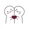 😘 Эмодзи «Темно-красные буквы и иконки» для Telegram