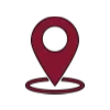 🗺️ Эмодзи «Темно-красные буквы и иконки» для Telegram