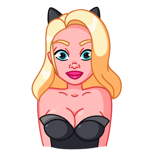 Стикер 6 Lady Cat