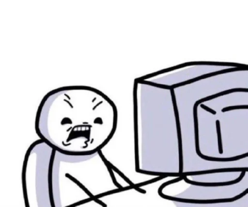 😟 Стикер «Lalala» для Telegram