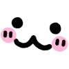 Стикер 41 Large Emoticons