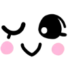 Стикер 9 Large Emoticons